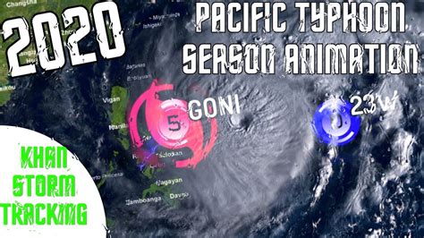 2020 Pacific Typhoon Season Animation - YouTube