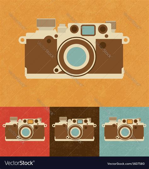 Retro Camera Icon Royalty Free Vector Image - VectorStock