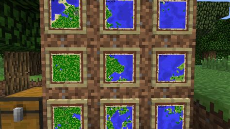 File:Map's in item frames.png – Official Minecraft Wiki