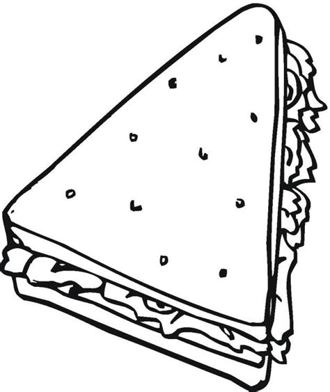 Sandwich Clipart Black And White | Free download on ClipArtMag