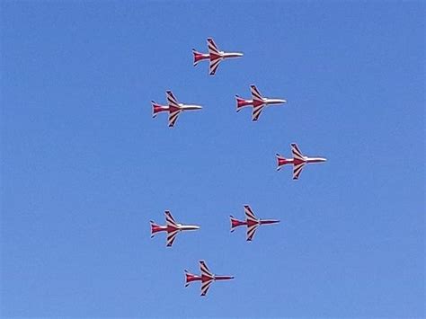 Surya Kiran jets fly in 'missing man' formation to pay tribute to slain comrade Sahil Gandhi ...