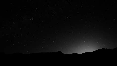 #black #night starry night #monochrome #starry #stars night sky #sky #skies black & w… | Fotos ...