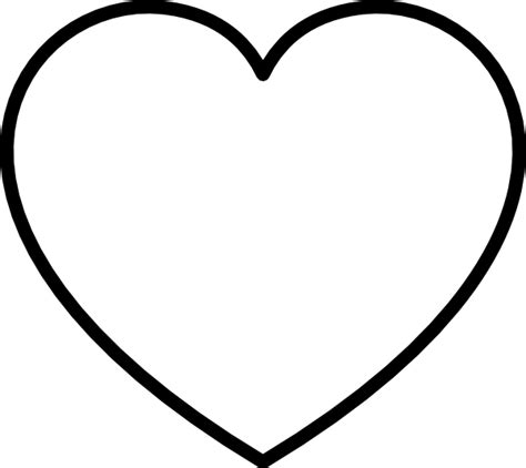 Heart Clipart Black And White Transparent Png