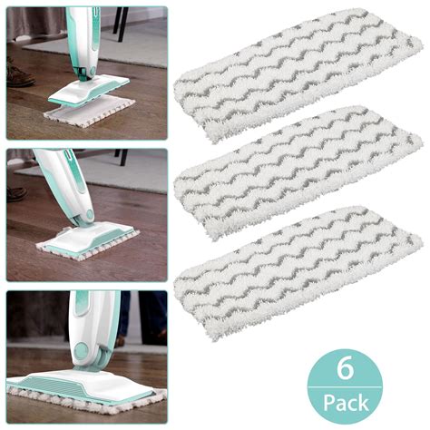 Microfiber Steam Washable Reusable Mop Pads for Shark Vacuum Cleaner ...