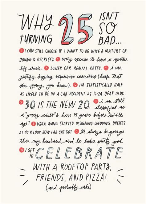 25th Birthday Celebration Quotes - ShortQuotes.cc