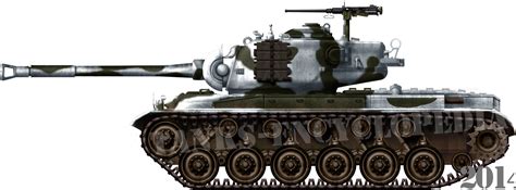 Medium Tank M46 Patton, Korean war main American Battle Tank