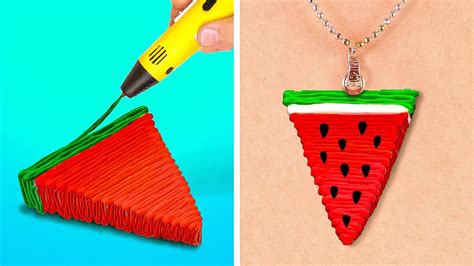 COOL 3D PEN AND HOT GLUE CRAFTS || || Homemade Ideas with 3D PEN And ...