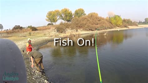 Fishing A Trout Plant At Quarry Lakes Fremont CA - YouTube