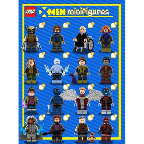 Lego X-MEN minifigures series edit! The idea is inspired by @ashnflash ...