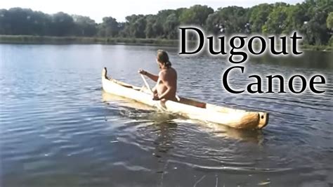 Making dugout canoe, traditional tools and methods - YouTube