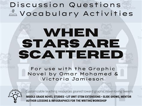 "When Stars Are Scattered" Discussion & Vocabulary by Teach Simple