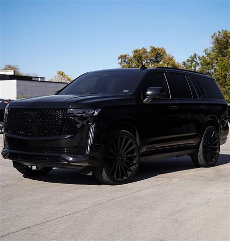 2021 Blacked Out Cadillac Escalade Sport On 26” Gianelle Wheels