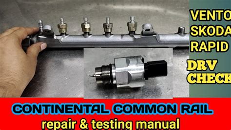 Common rail repair ! common rail repair kit ! continental common rail repair & testing - YouTube