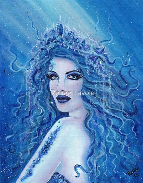 "Amphitrite sea goddess art by Renee Lavoie" by Renee Lavoie | Redbubble