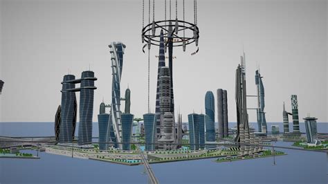 Future City on Earth V1 - Buy Royalty Free 3D model by SQUIR3D [9452d2b] - Sketchfab Store