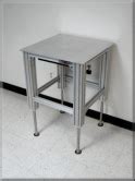 RDM - Aluminum Extrusion Tables with Adjustable Height Model A-107P-AL-EXT-S