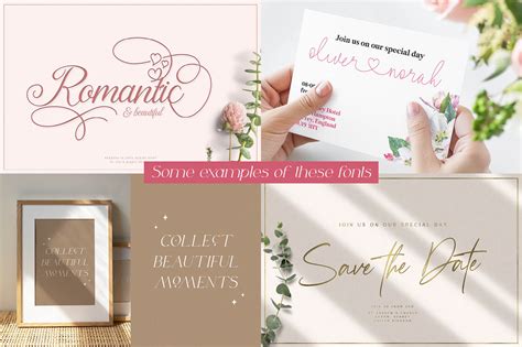 The Wedding Font Bundle (Wedding Fonts, Script Fonts, Beautiful Fonts ...