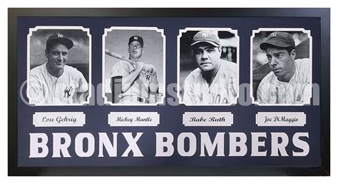 New York Yankees Bronx Bombers Greats Team Plaque (20" x 40") - The Stadium Studio