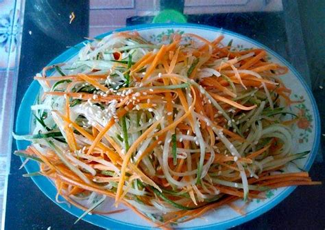 Cách Làm Món Salad cà rốt dưa chuột của Thu Mèo - Cookpad