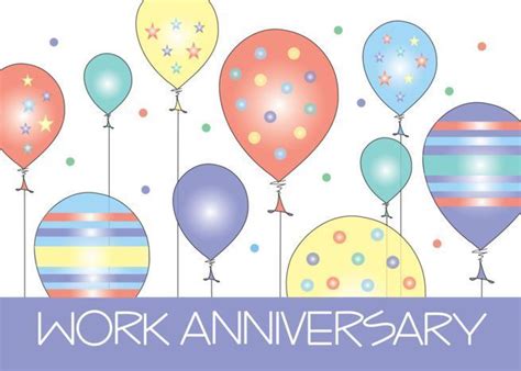 Happy Work Anniversary Balloons Clip Art | Images and Photos finder