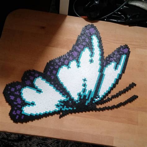 Butterfly hama perler beads by ciciliemischelle Perler Crafts, Diy ...