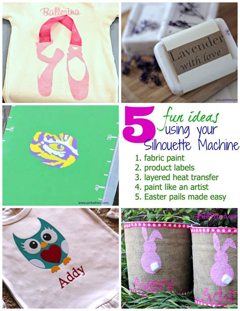 5 Fun Projects Using a Silhouette Machine - PinkWhen