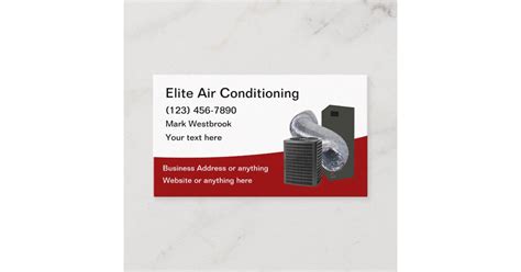 Best Air Conditioning Service Business Cars Business Card | Zazzle.com