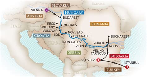 Black Sea Voyage—the lower Danube--this is the route map. Map from ...