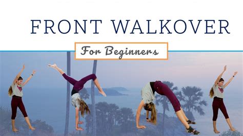 How To Do a Front Walkover ( for beginners) - YouTube