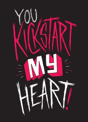 Kickstart my Heart Valentine's Day Card | Cardstore