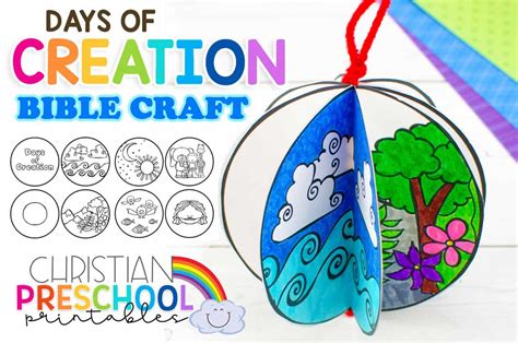 Free Printable Creation Craft for Kids - Christian Preschool Printables