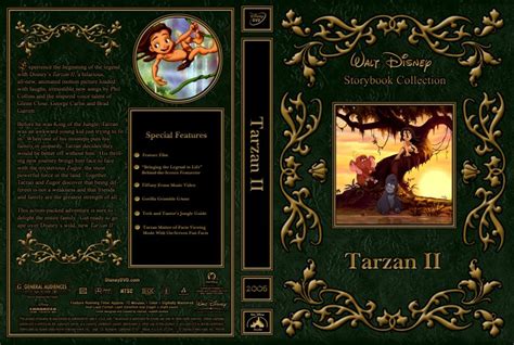 Tarzan II - Movie DVD Custom Covers - 2005 Tarzan II :: DVD Covers