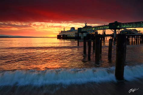 B170 Sunset Edmonds Ferry at Dock, Edmonds, Washington | Randall J ...