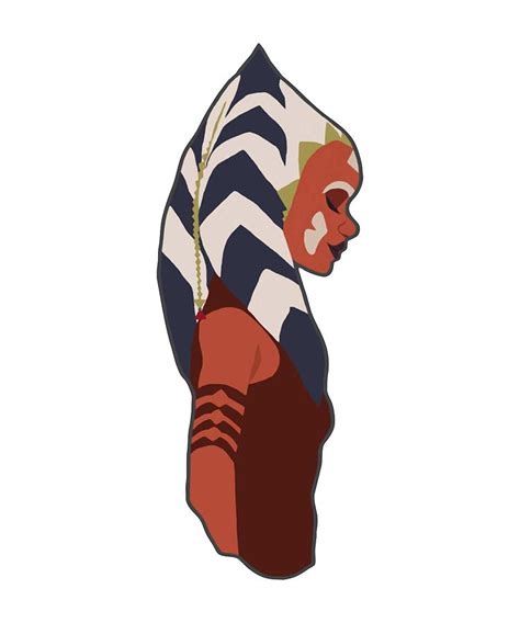 Ahsoka Tano Face Digital Art by Milford Martin - Fine Art America