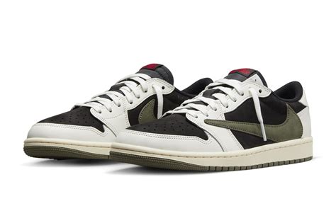 Travis Scott x Air Jordan 1 Low Women’s ‘Olive’ Resale Info – Footwear News