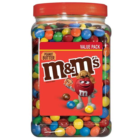 M&M'S Peanut Butter Chocolate Candy (55 Ounce) - Walmart.com