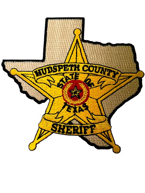 HUDSPETH COUNTY SHERIFF TX PATCH