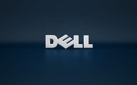 Download wallpapers Dell, 4k, 3d logo, blue backgroud, Dell logo | Dell logo, Logo wallpaper hd ...