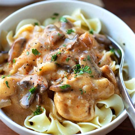 chicken stroganoff cream of mushroom soup