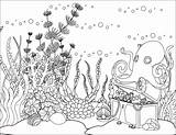 Ocean Coloring Book Pages Coloring sketch template
