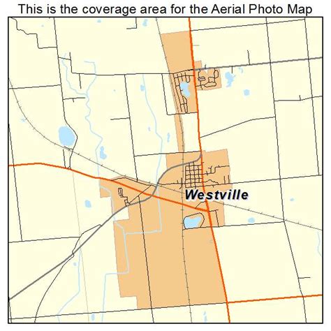 Aerial Photography Map of Westville, IN Indiana