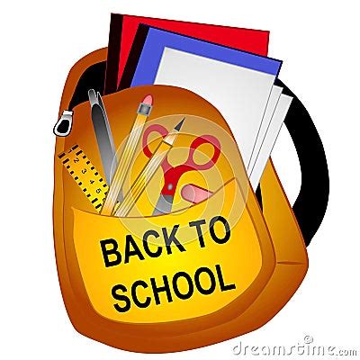 School Supplies Clip Art Stock Photos - Image: 2887373