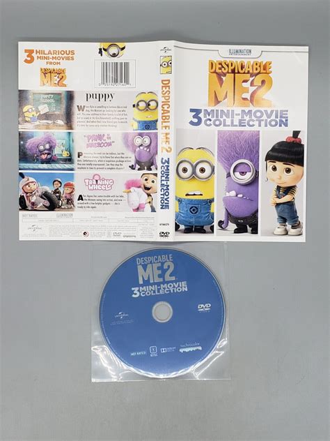 Despicable Me 2: 3 Mini-Movie Collection (DVD) No Case No Tracking ...