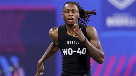 Fastest 40-yard dash: Texas' Xavier Worthy breaks John Ross' NFL Combine record with blazing run ...