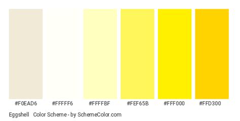 Eggshell & Yellow Yolk Color Scheme » Monochromatic » SchemeColor.com