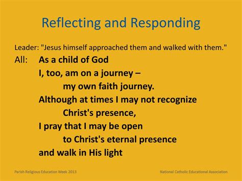 PPT - Prayer Reflection on the Road to Emmaus PowerPoint Presentation ...