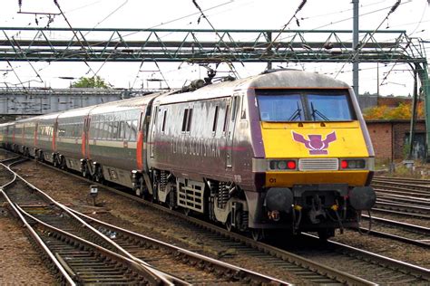 91101 in 'Flying Scotsman' livery propels a service to London through Doncaster. | British rail ...