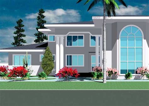 Architectural Design Home plan for Ghana and All Africa