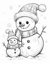 41 Snowman Coloring Pages For Kids And Adults  Our Mindful Life sketch template