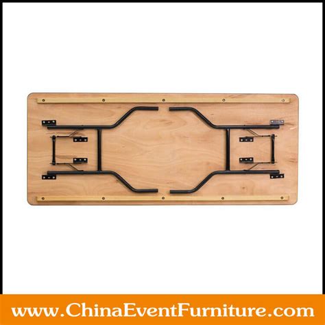 8 Ft Wood Folding Table (WF180) - Foshan Cargo Furniture